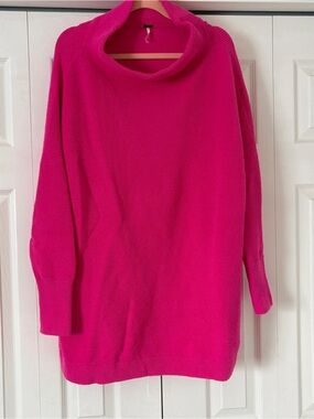 Free People Fuchsia Slouchy Ottoman Tunic